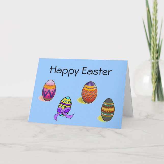 Happy Easter Greeting Card (Front)