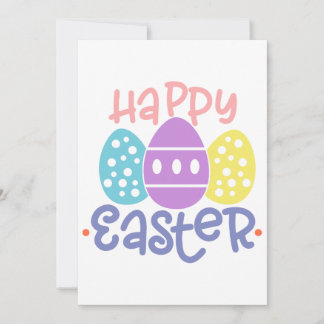 Happy Easter Greeting Card