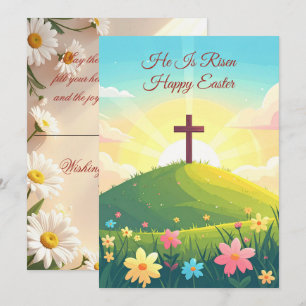 Happy Easter Greeting Card – Cute Bunny Easter Egg