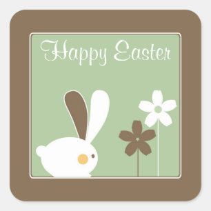 Happy Easter Greeting Sticker
