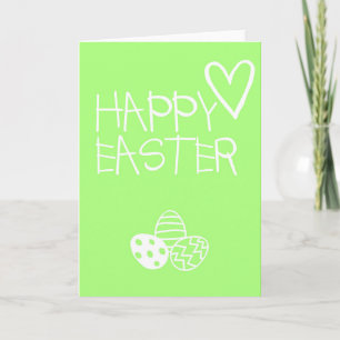 Happy Easter Greetings Card Simple