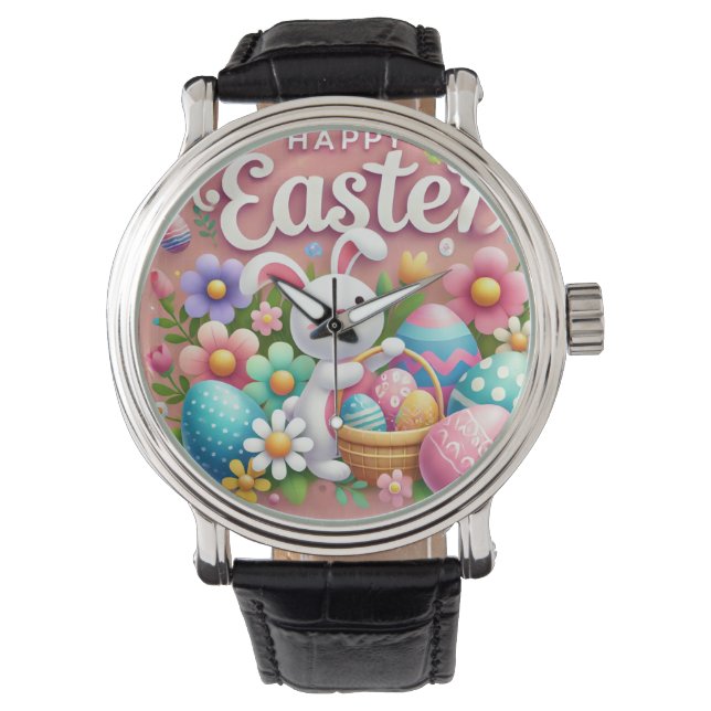 "Happy Easter Hand Watch Design - Celebrate the Se (Front)