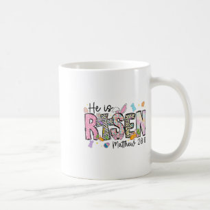 Happy Easter He Is Risen Jesus Matthew 286 Women K Coffee Mug