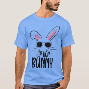 Happy Easter Hip Hop Bunny Easter Day Toddler Boy T-Shirt