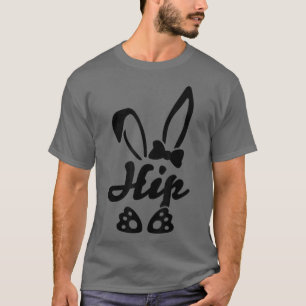Happy Easter Hip Hop Bunny Eggs Hunt Easter Siblin T-Shirt