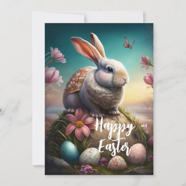 Happy Easter Holiday Card (Front)