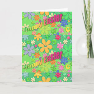 happy easter holiday card