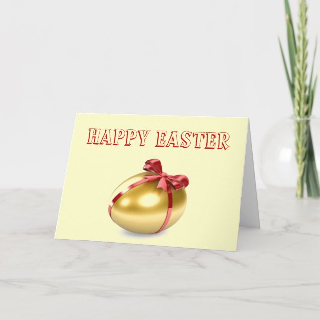 Happy Easter Holiday Card (Front)