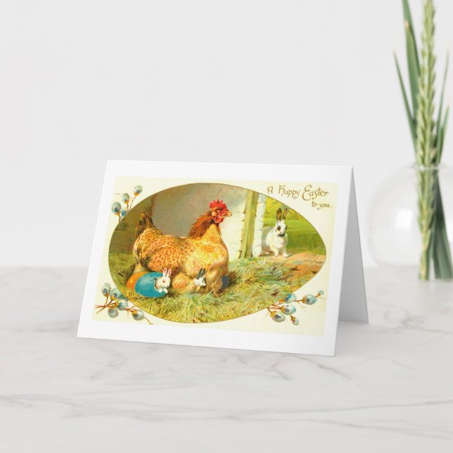 Happy Easter Holiday Card (Front)