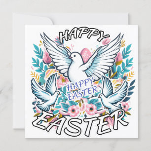 Happy Easter Holiday Card