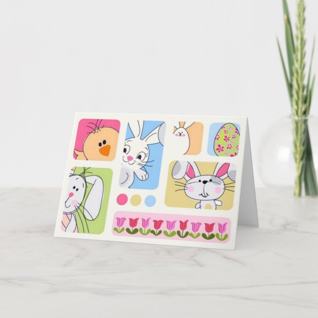 Happy Easter Holiday Card (Front)