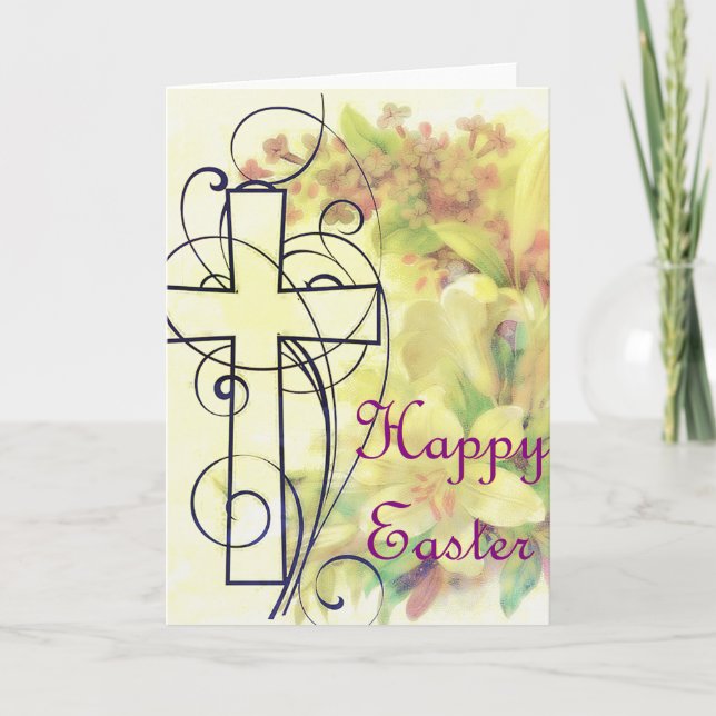 Happy Easter Holiday Card (Front)