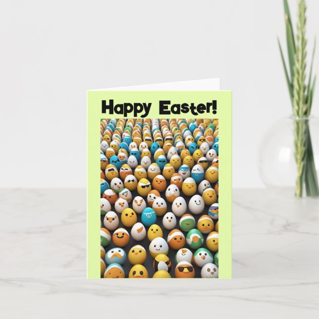 Happy Easter Holiday Card (Front)