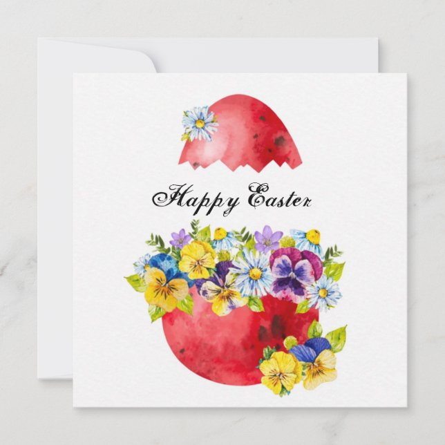 Happy Easter Holiday Card (Front)