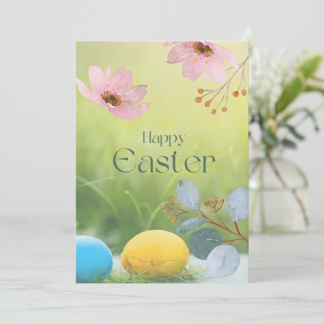 Happy Easter Holiday Card (Standing Front)