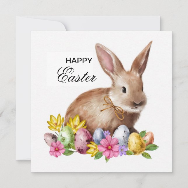 Happy Easter Holiday Card (Front)