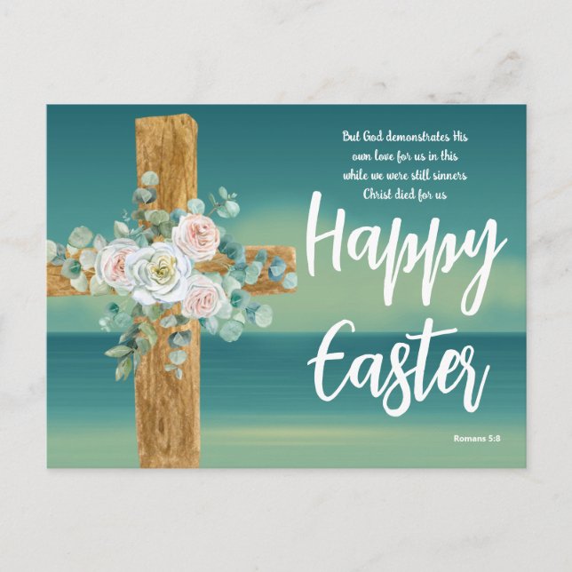 Happy Easter Holiday Postcard (Front)