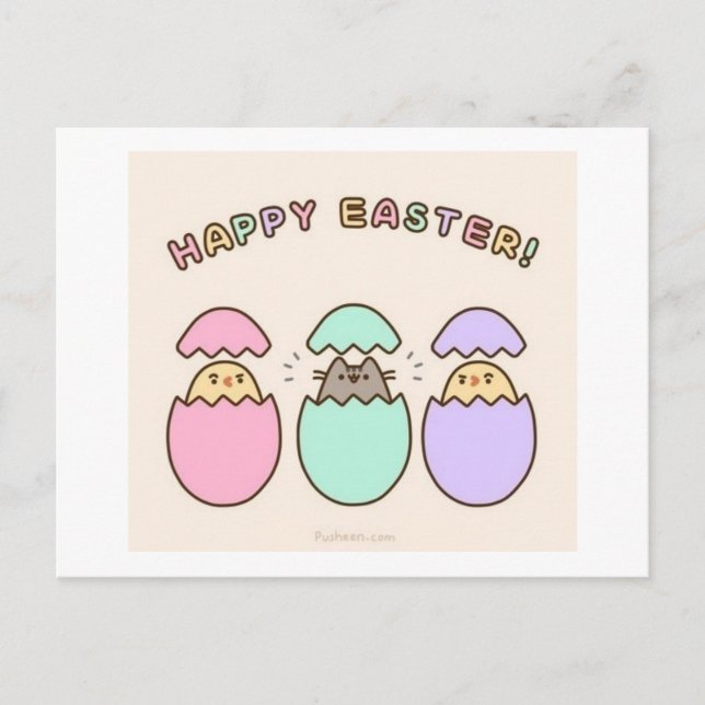 Happy Easter! Holiday Postcard (Front)