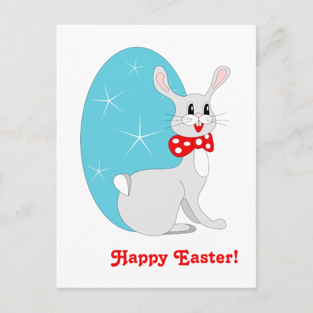 Happy Easter Holiday Postcard (Front)