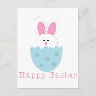 Happy Easter Holiday Postcard