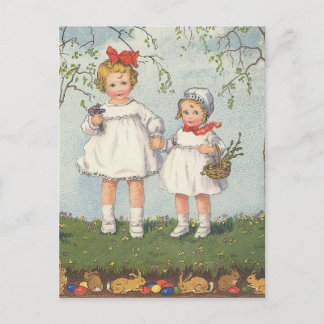 Happy Easter Holiday Postcard