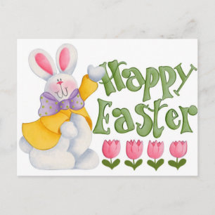 Happy Easter Holiday Postcard