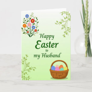 Happy Easter Husband Card