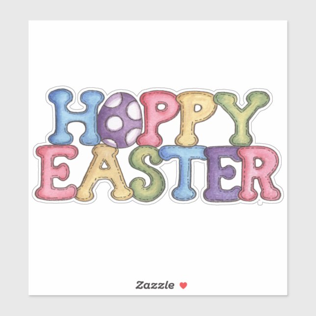 Happy Easter in Stitches (Sheet)