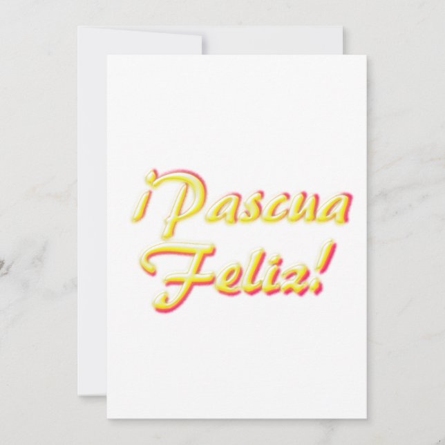 Happy Easter Invitation (Front)