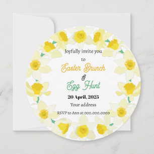 Happy Easter. Invitation