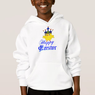 ♫♥Happy Easter Irish King Chicken Kids' Hoodie♥♪