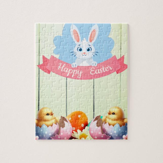 Happy Easter Jigsaw Puzzle (Vertical)