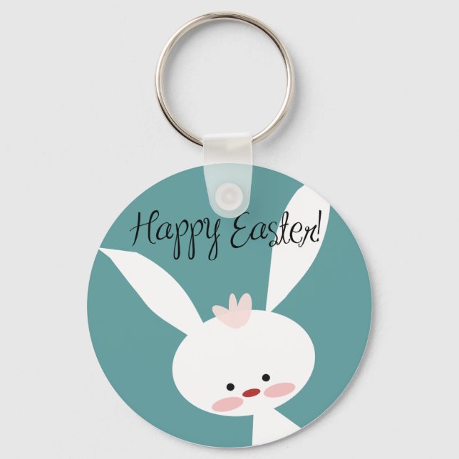 Happy Easter       Key Ring (Front)