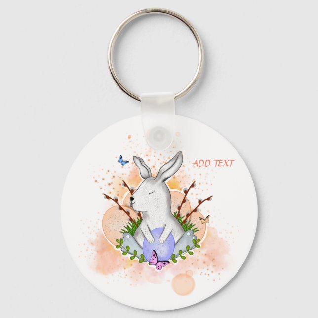 HAPPY EASTER  KEY RING (Front)