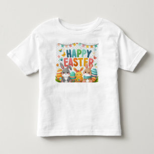 Happy Easter Kids Clothing Toddler T-Shirt