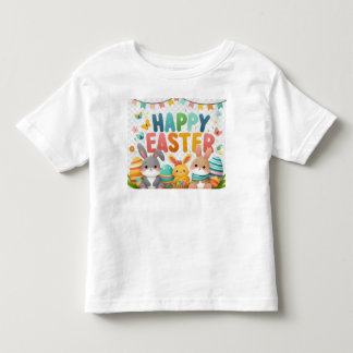 Happy Easter Kids Clothing Toddler T-Shirt