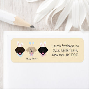 Happy Easter Labrador Retriever Dogs