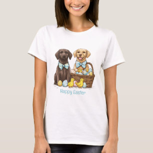 Happy Easter Labrador Retriever Dogs T-Shirt