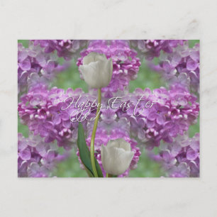 Happy Easter ~ Lilacs Holiday Postcard