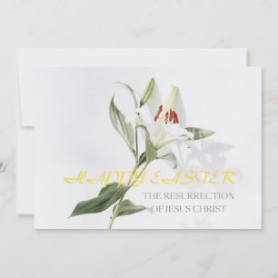Happy Easter .lily Holiday Card