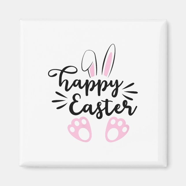 Happy Easter  Magnet (Front)