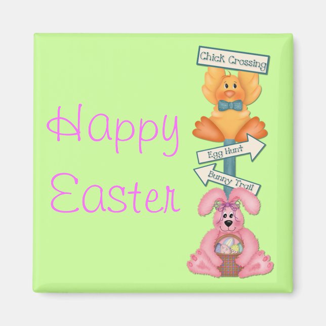 Happy Easter Magnet (Front)