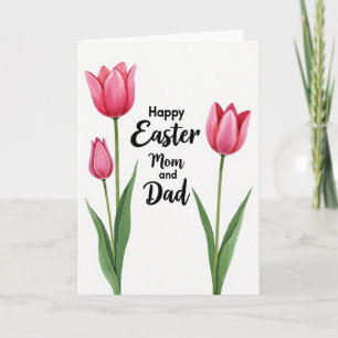 Happy Easter Mom And Dad Card