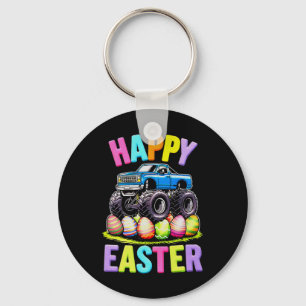 Happy Easter Monster Truck Colourful Egg Hunt  Key Ring
