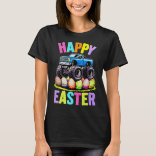 Happy Easter Monster Truck Colourful Egg Hunt  T-Shirt