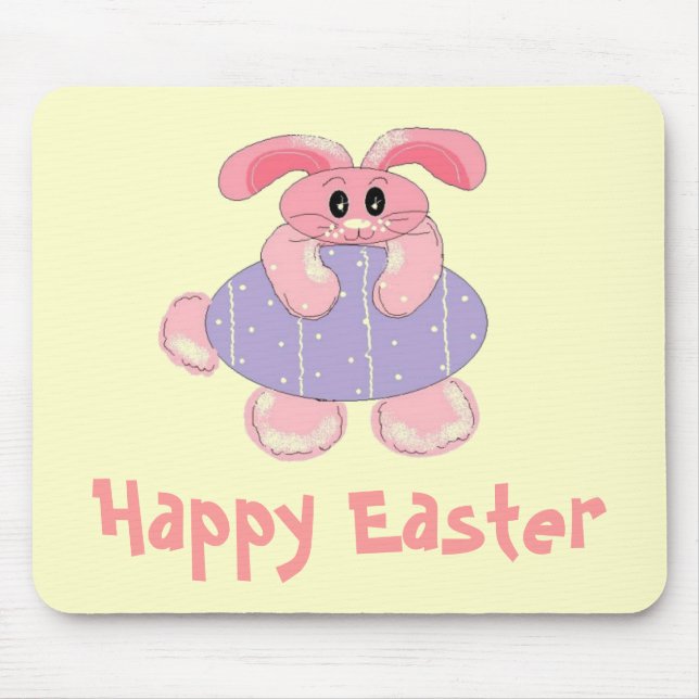 Happy Easter Mouse Pad (Front)