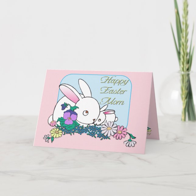 Happy Easter Mum Holiday Card (Front)