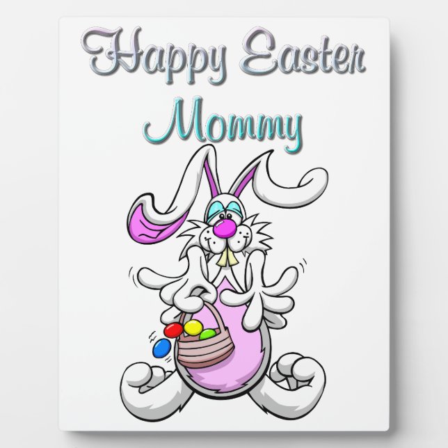Happy Easter Mummy Plaque (Front)