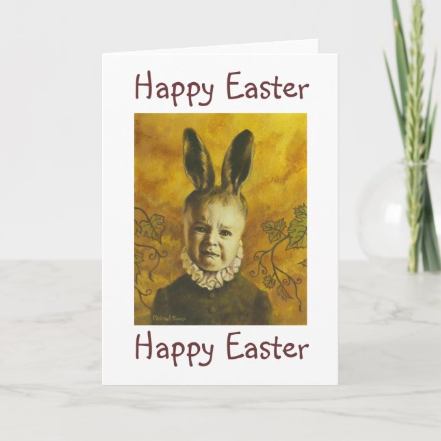 Happy Easter Mutant Bunny Card (Front)