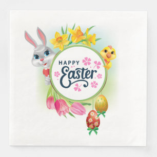 Happy Easter  Napkin